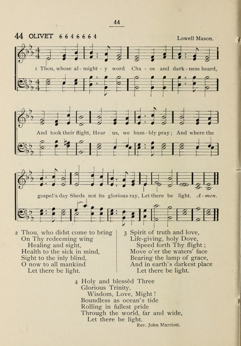 Student Volunteer Hymnal: Sixth International Convention, Rochester, New York page 40