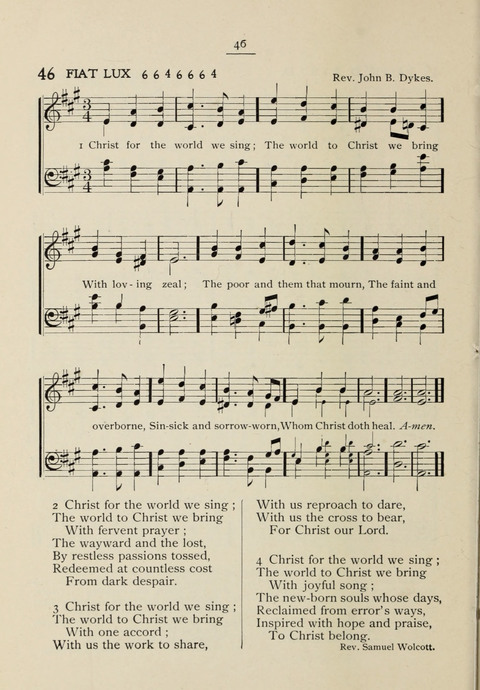 Student Volunteer Hymnal: Sixth International Convention, Rochester, New York page 42