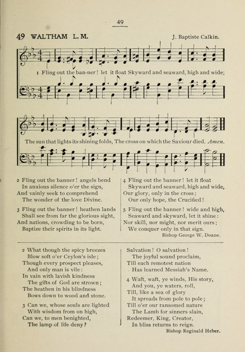 Student Volunteer Hymnal: Sixth International Convention, Rochester, New York page 45