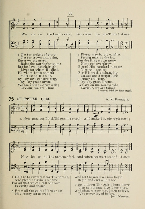 Student Volunteer Hymnal: Sixth International Convention, Rochester, New York page 63