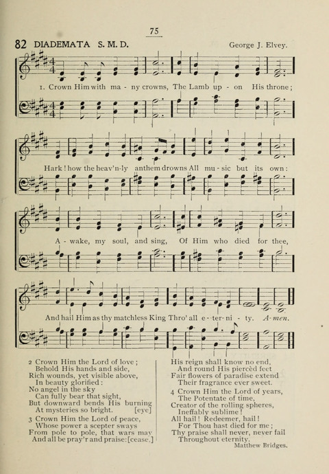 Student Volunteer Hymnal: Sixth International Convention, Rochester, New York page 71