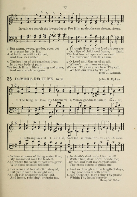 Student Volunteer Hymnal: Sixth International Convention, Rochester, New York page 73