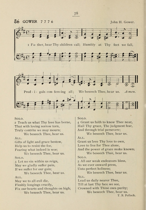 Student Volunteer Hymnal: Sixth International Convention, Rochester, New York page 74