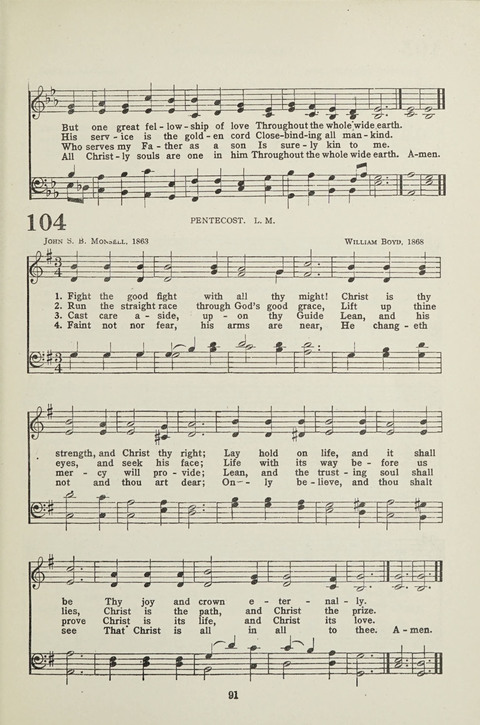 Student Volunteer Hymnal: Student Volunteer Movement for Foreign Missions, Indianapolis Convention, 1923-24 page 87