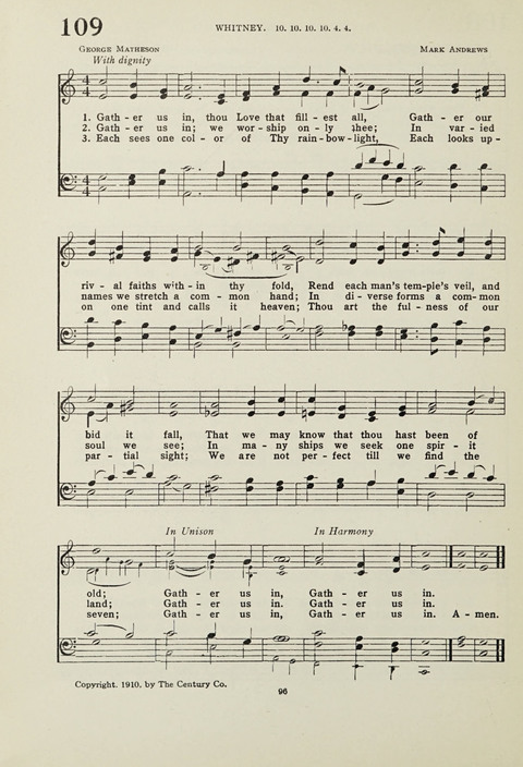 Student Volunteer Hymnal: Student Volunteer Movement for Foreign Missions, Indianapolis Convention, 1923-24 page 92