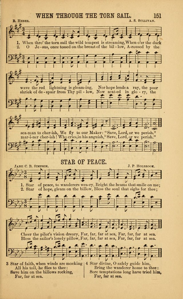 Singing on the Way: a collection of hymns and tunes for Sunday schools, social worship and congregations page 151