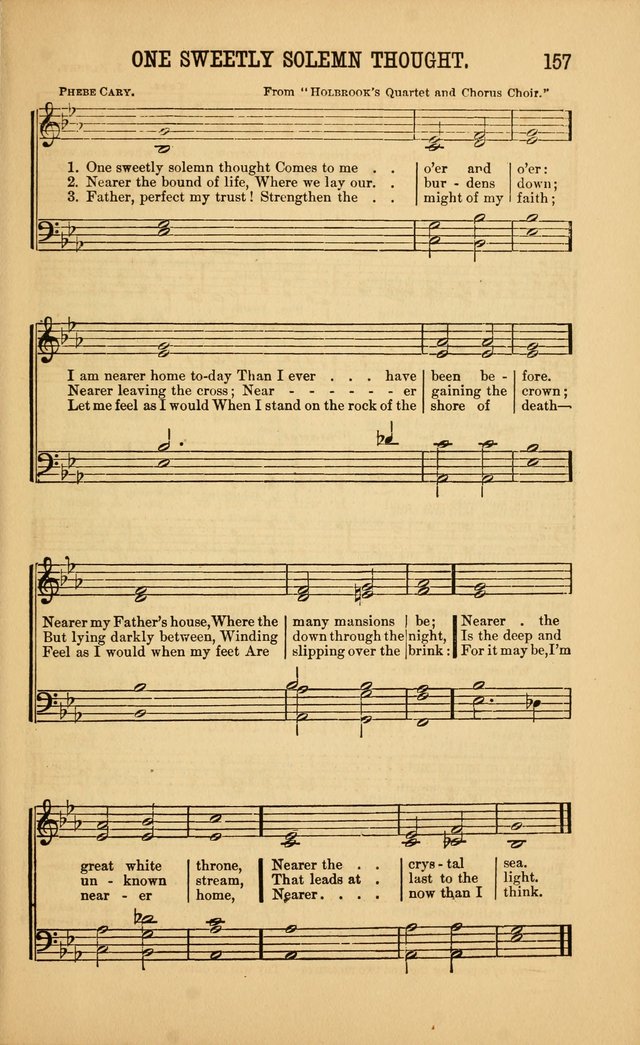 Singing on the Way: a collection of hymns and tunes for Sunday schools, social worship and congregations page 157