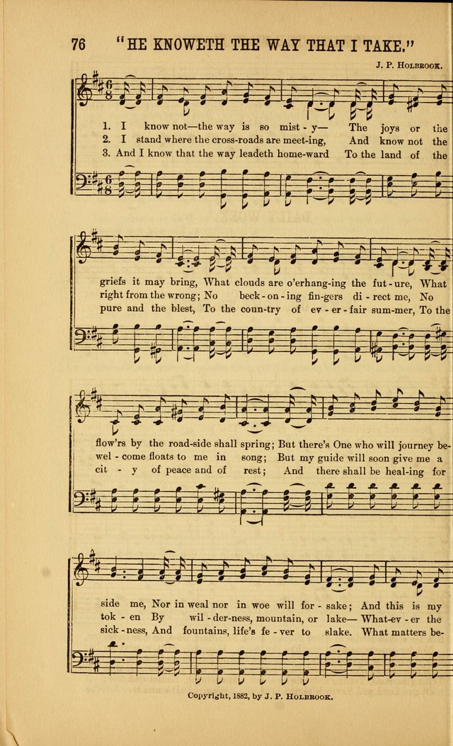 Singing on the Way: a collection of hymns and tunes for Sunday schools, social worship and congregations page 76