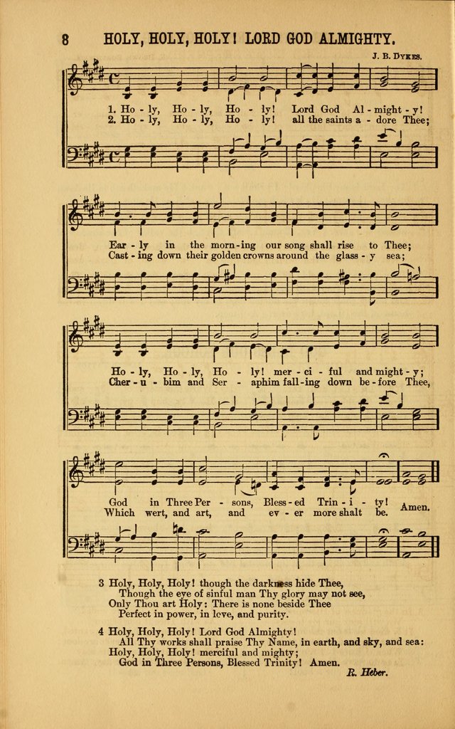 Singing on the Way: a collection of hymns and tunes for Sunday schools, social worship and congregations page 8