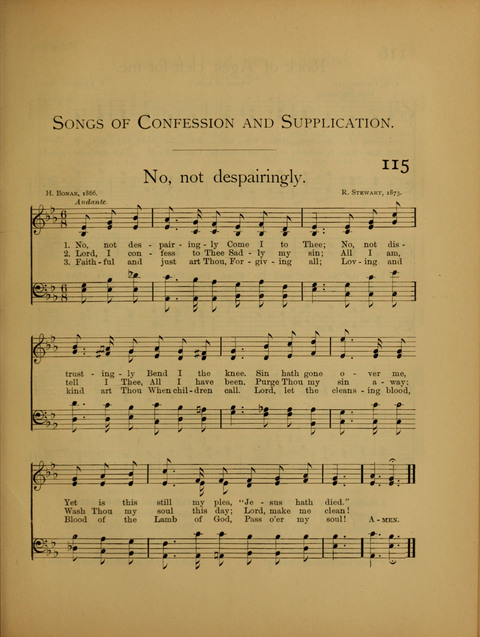 Songs of Worship: for the Sunday School page 105