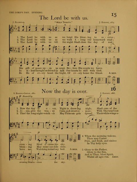 Songs of Worship: for the Sunday School page 15