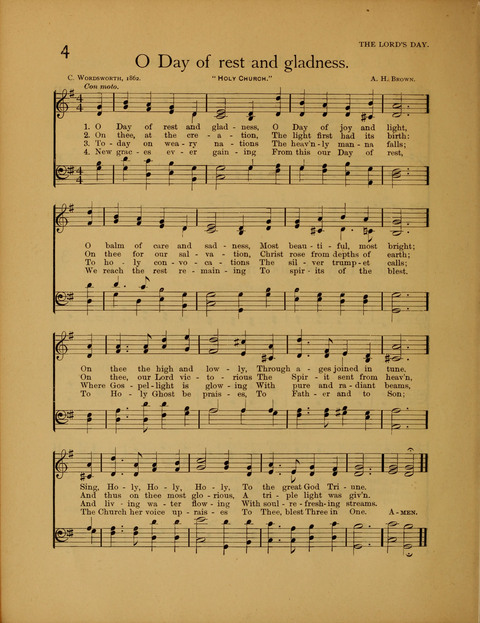 Songs of Worship: for the Sunday School page 4