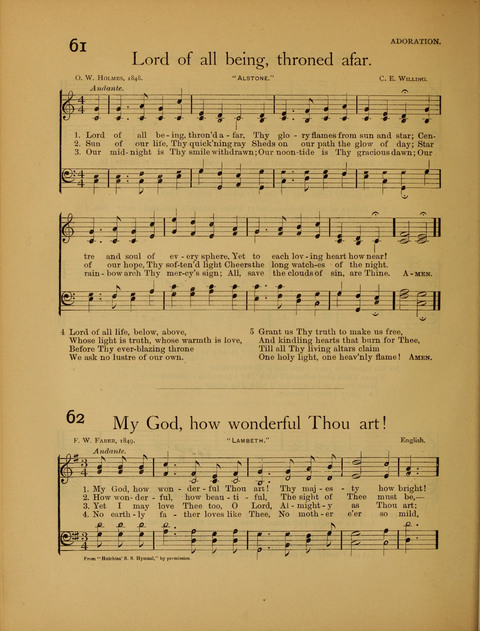 Songs of Worship: for the Sunday School page 54