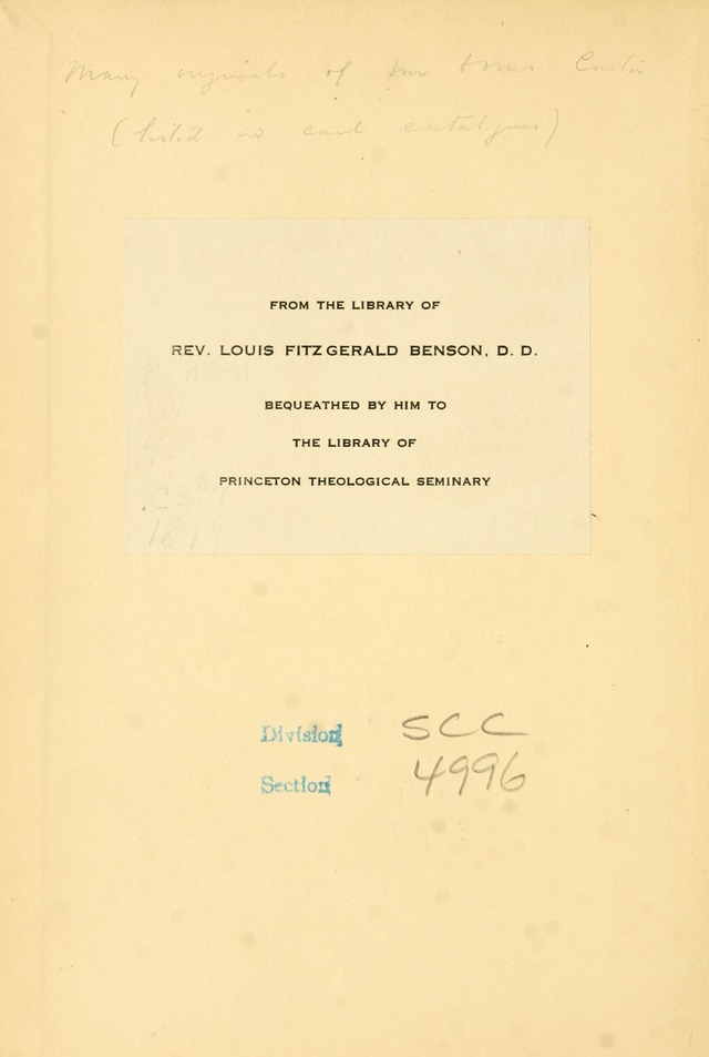 Songs of Work and Worship: a collection of hymns and tunes for devotional and evangelistic meetings page 3