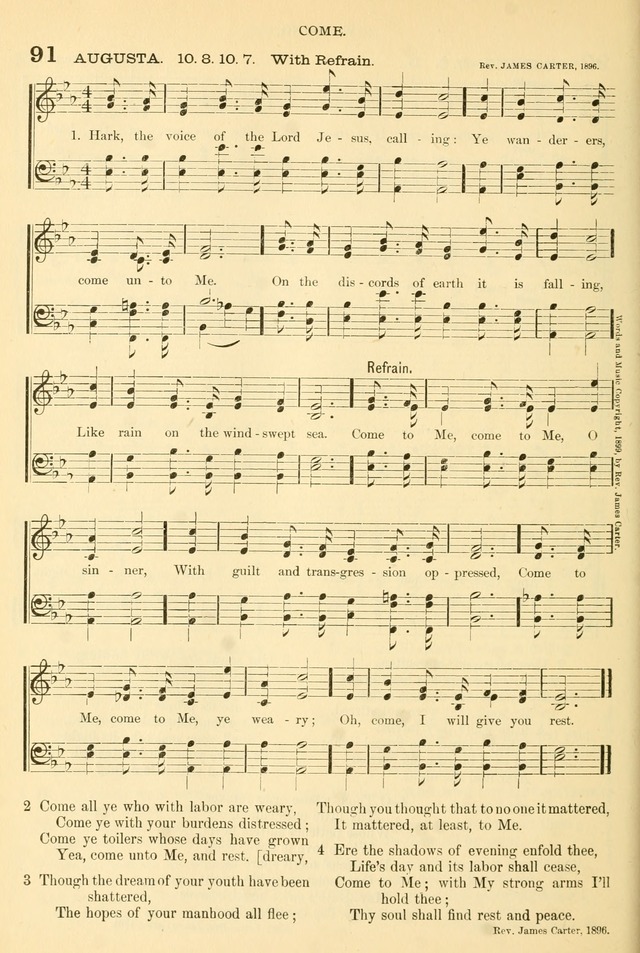 Songs of Work and Worship: a collection of hymns and tunes for devotional and evangelistic meetings page 61