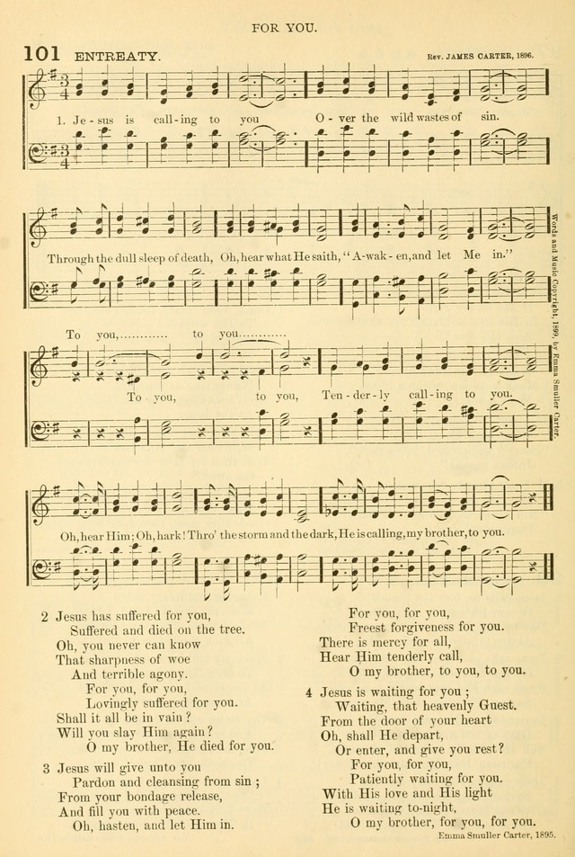 Songs of Work and Worship: a collection of hymns and tunes for devotional and evangelistic meetings page 67