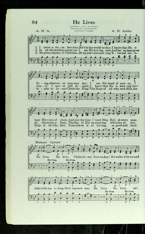 Singing Youth: for use in Missionary Volunteer meetings, summer camps, and church schools, and wherever young people gather to sing page 76