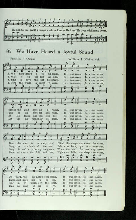 Singing Youth: for use in Missionary Volunteer meetings, summer camps, and church schools, and wherever young people gather to sing page 77