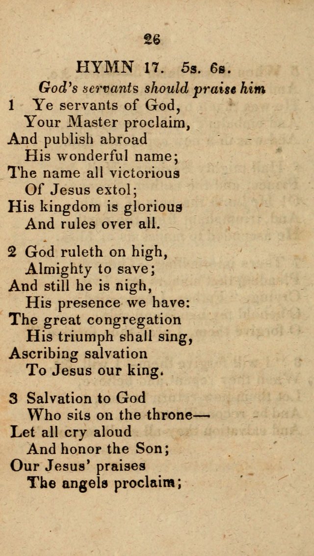 Songs of Zion, Being a New Selection of Hymns, Designed for Revival and Social Meetings page 31