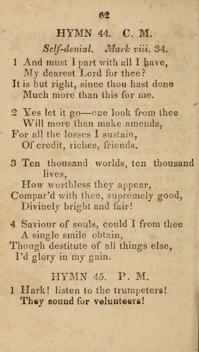 Songs of Zion, Being a New Selection of Hymns, Designed for Revival and Social Meetings page 67