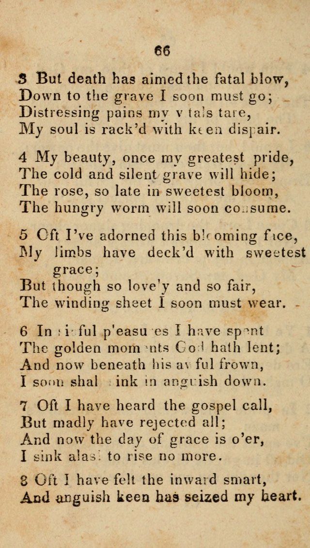 Songs of Zion, Being a New Selection of Hymns, Designed for Revival and Social Meetings page 71