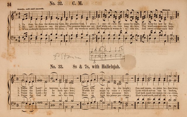 Songs of Asaph; consisting of original Psalm and hymn tunes, chants and anthems page 34