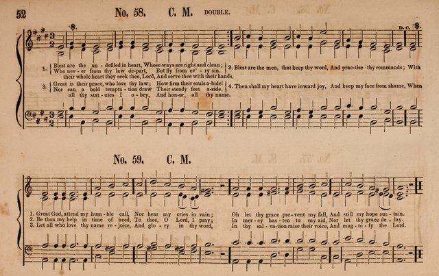 Songs of Asaph; consisting of original Psalm and hymn tunes, chants and anthems page 52