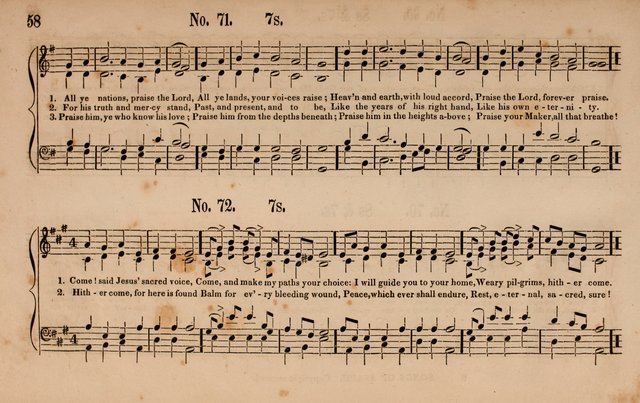 Songs of Asaph; consisting of original Psalm and hymn tunes, chants and anthems page 58