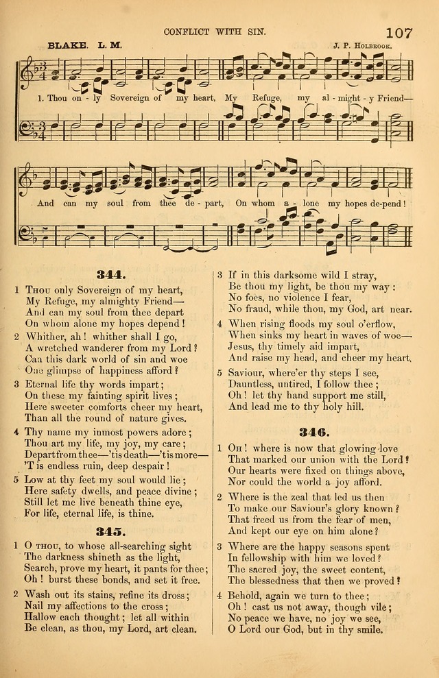 Songs of the Church: or, hymns and tunes for Christian worship page 107