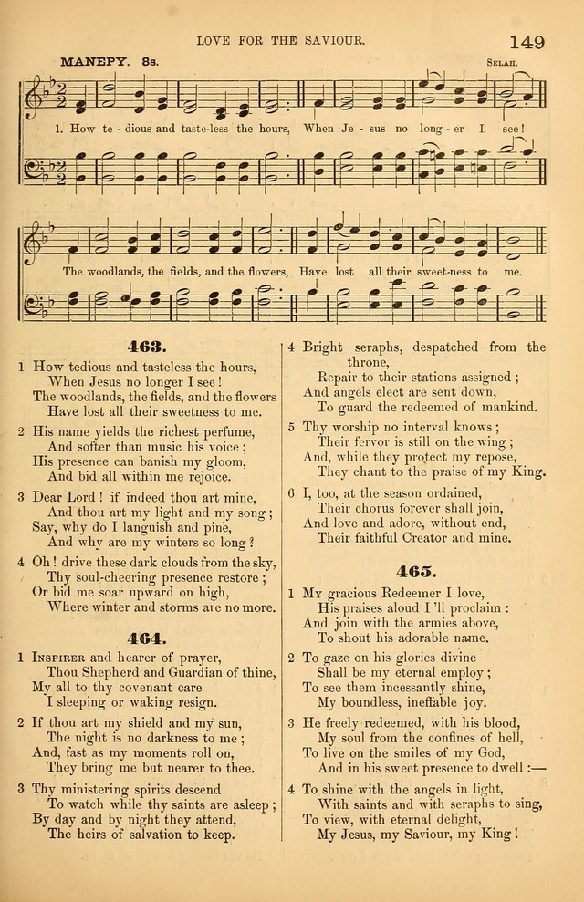 Songs of the Church: or, hymns and tunes for Christian worship page 149