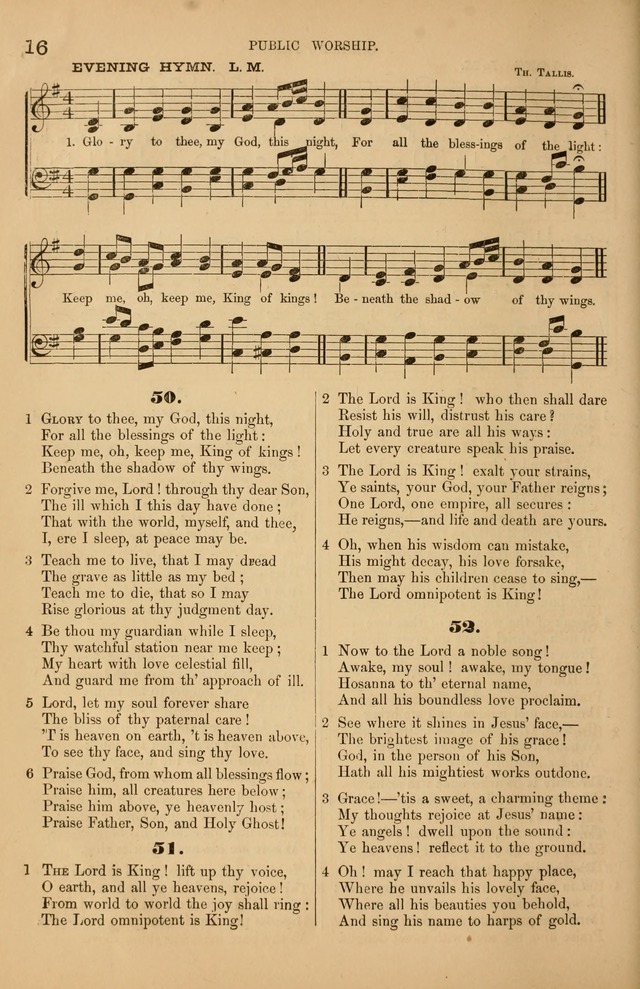 Songs of the Church: or, hymns and tunes for Christian worship page 16