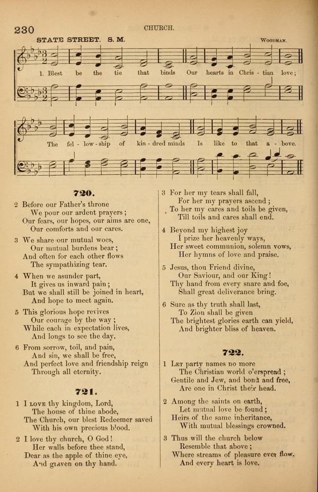 Songs of the Church: or, hymns and tunes for Christian worship page 230