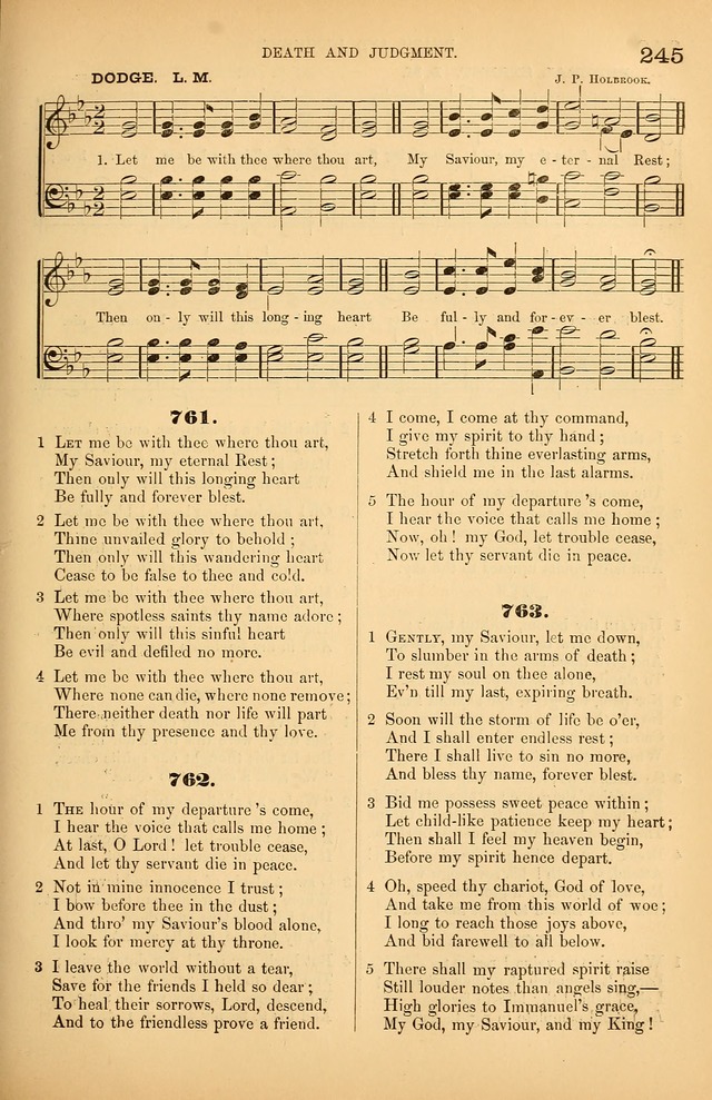 Songs of the Church: or, hymns and tunes for Christian worship page 245