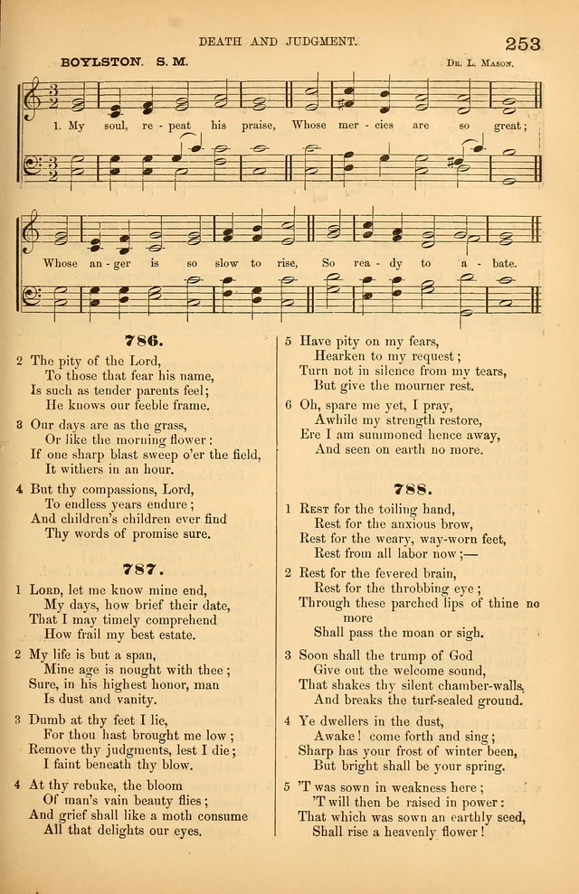 Songs of the Church: or, hymns and tunes for Christian worship page 253