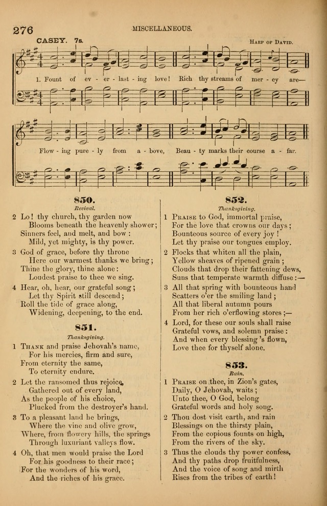 Songs of the Church: or, hymns and tunes for Christian worship page 276