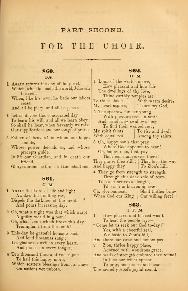 Songs of the Church: or, hymns and tunes for Christian worship page 279