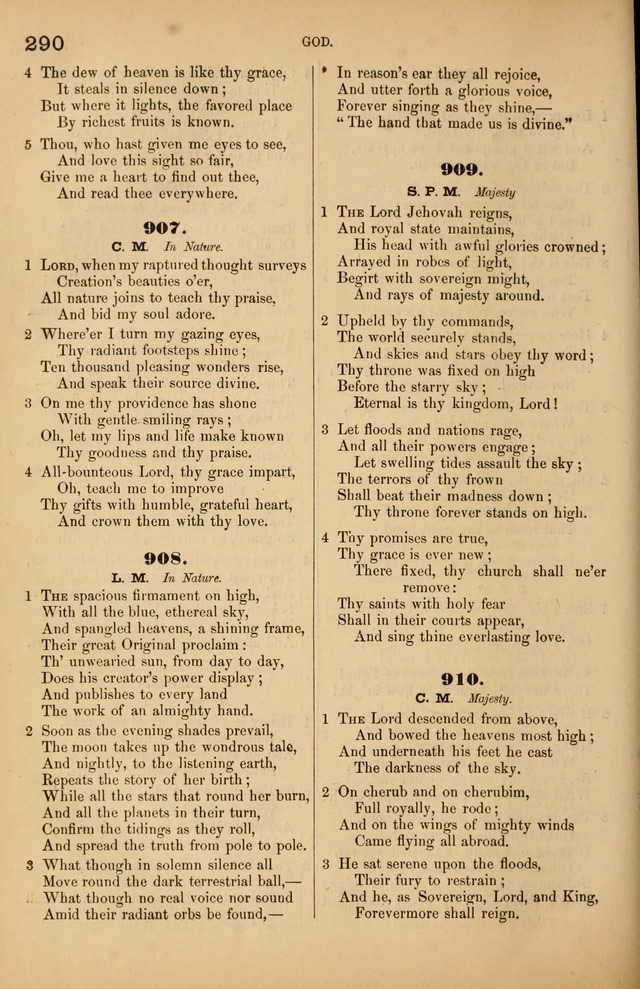 Songs of the Church: or, hymns and tunes for Christian worship page 290