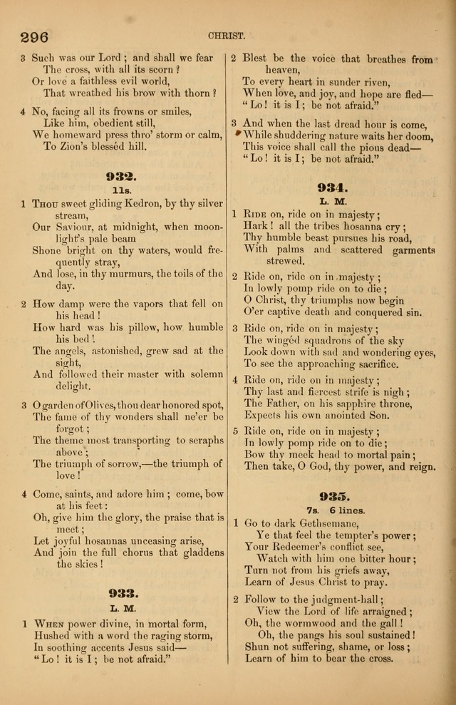 Songs of the Church: or, hymns and tunes for Christian worship page 296