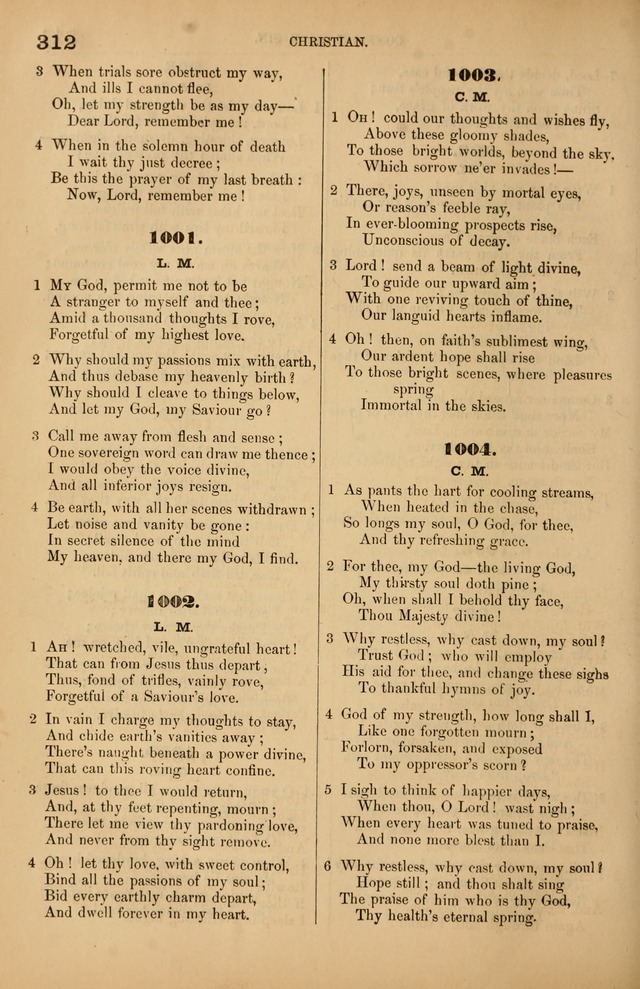 Songs of the Church: or, hymns and tunes for Christian worship page 312