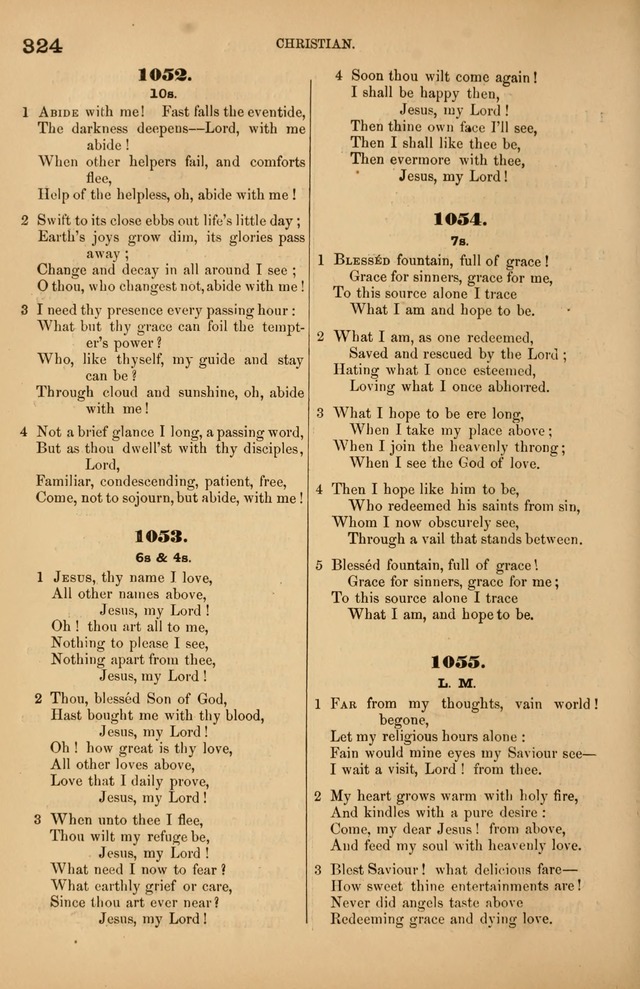 Songs of the Church: or, hymns and tunes for Christian worship page 324