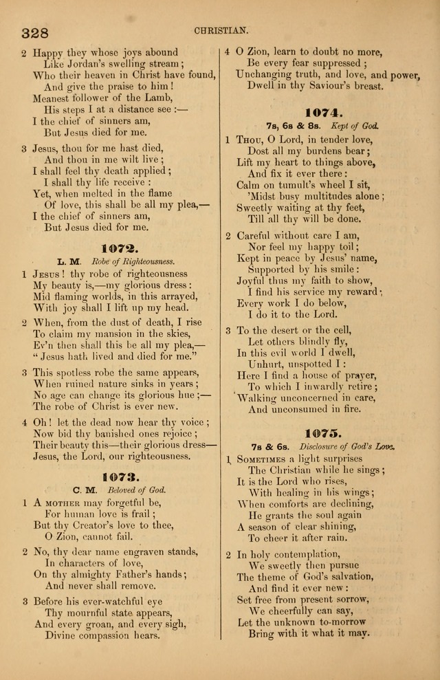 Songs of the Church: or, hymns and tunes for Christian worship page 328