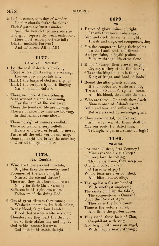 Songs of the Church: or, hymns and tunes for Christian worship page 352