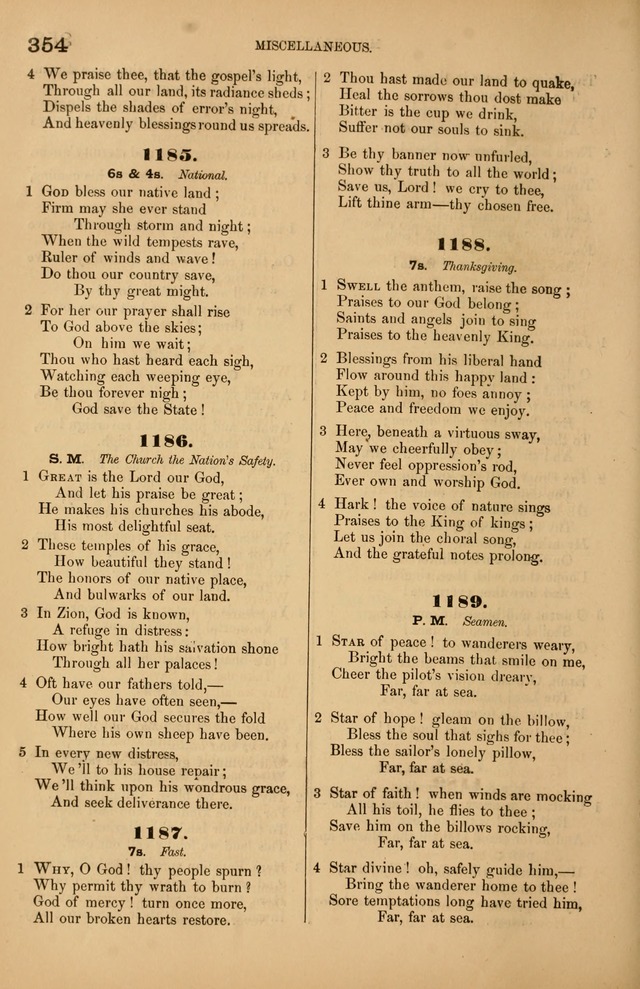 Songs of the Church: or, hymns and tunes for Christian worship page 354