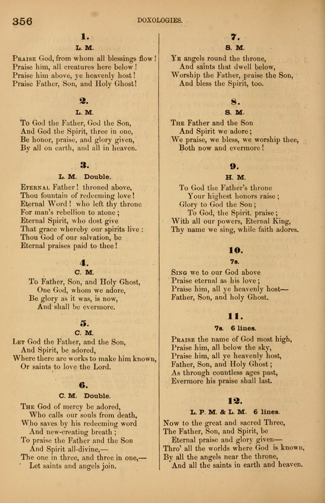 Songs of the Church: or, hymns and tunes for Christian worship page 356