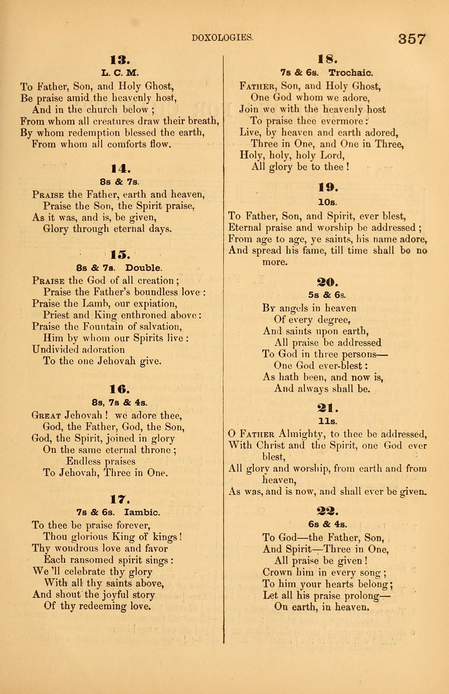 Songs of the Church: or, hymns and tunes for Christian worship page 357