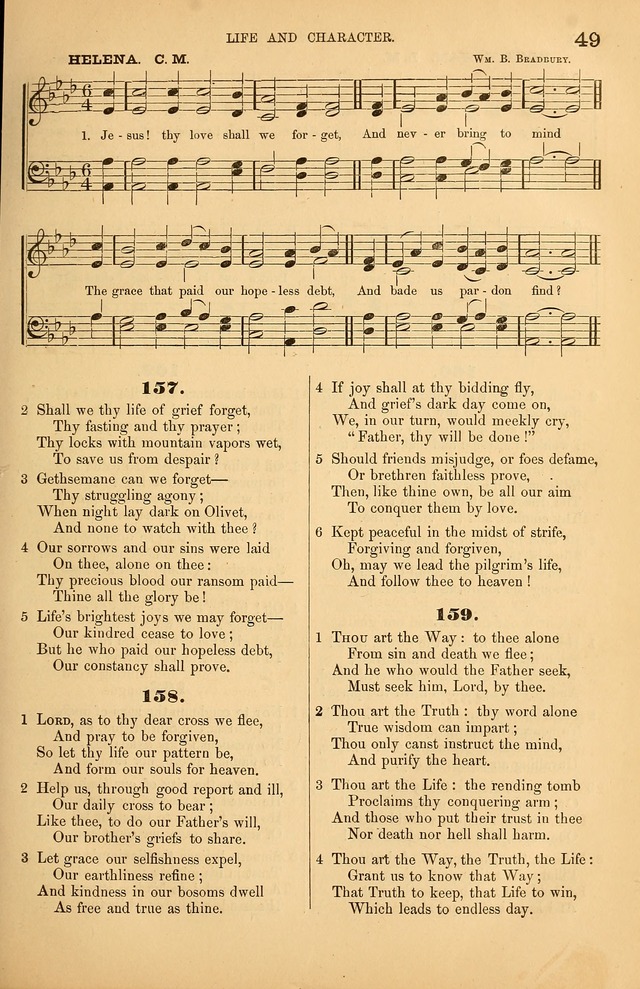 Songs of the Church: or, hymns and tunes for Christian worship page 49