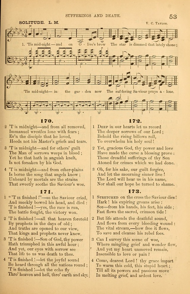 Songs of the Church: or, hymns and tunes for Christian worship page 53