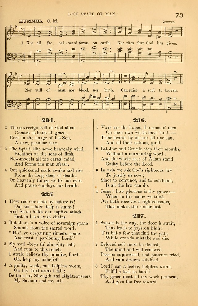 Songs of the Church: or, hymns and tunes for Christian worship page 73