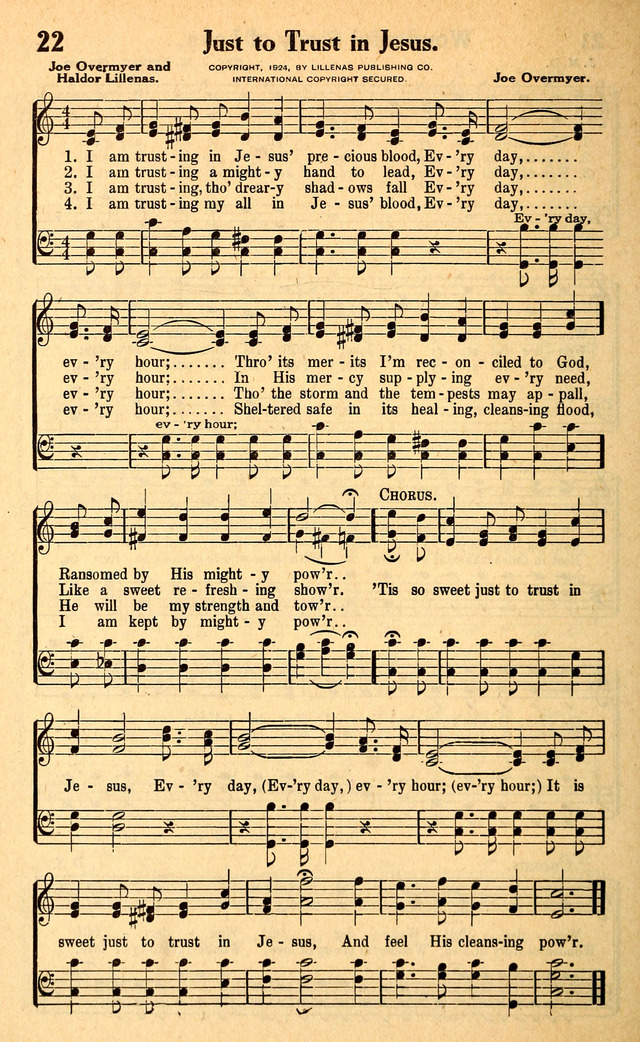 Songs of Full Salvation page 22