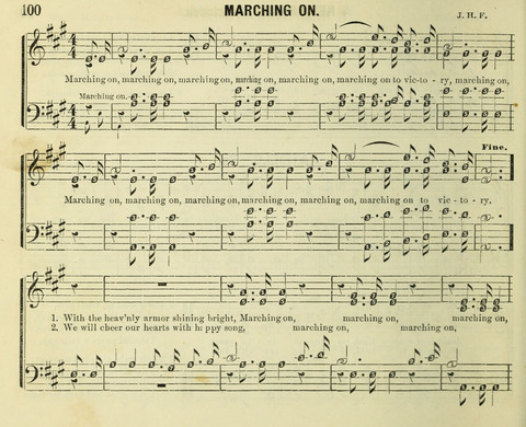 Songs of Gratitude: a cluster of new melodies for Sunday schools and worshiping assemblies page 100